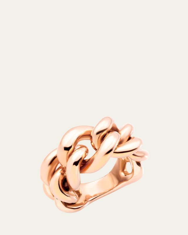 18K Rose Gold Catene Ring